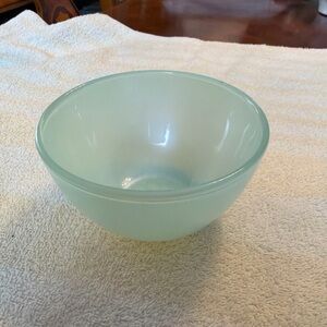 5” X 3”  Light Blue Glass Bowl